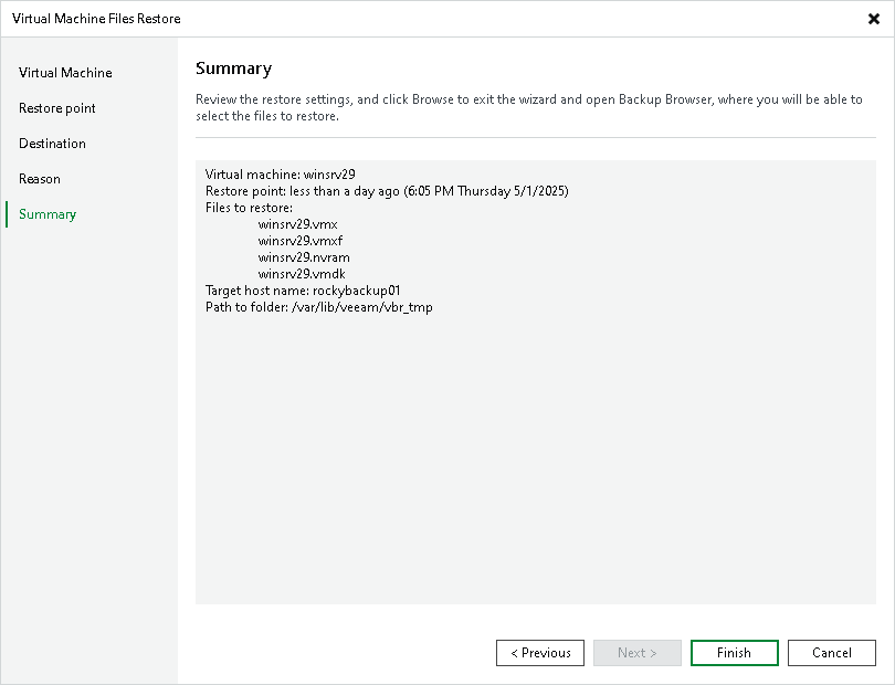 Step 6. Finish Working with Wizard