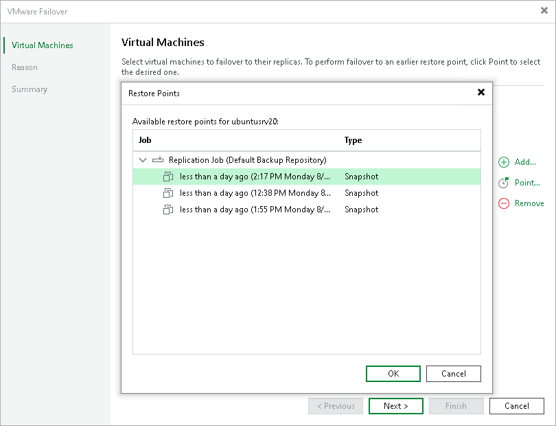 Step 3. Select Restore Points