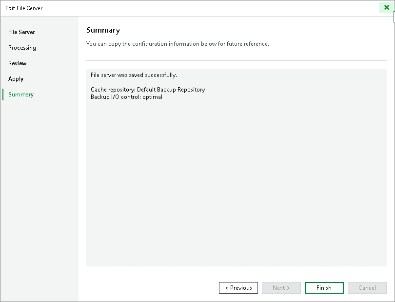 Step 6. Finish Working with Wizard