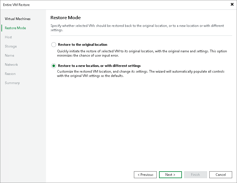 Step 3. Choose Restore Mode
