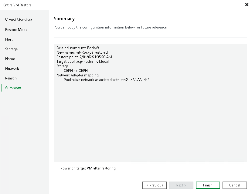 Step 9. Finish Working with Wizard