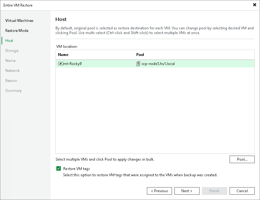 Step 4. Specify Target Pool