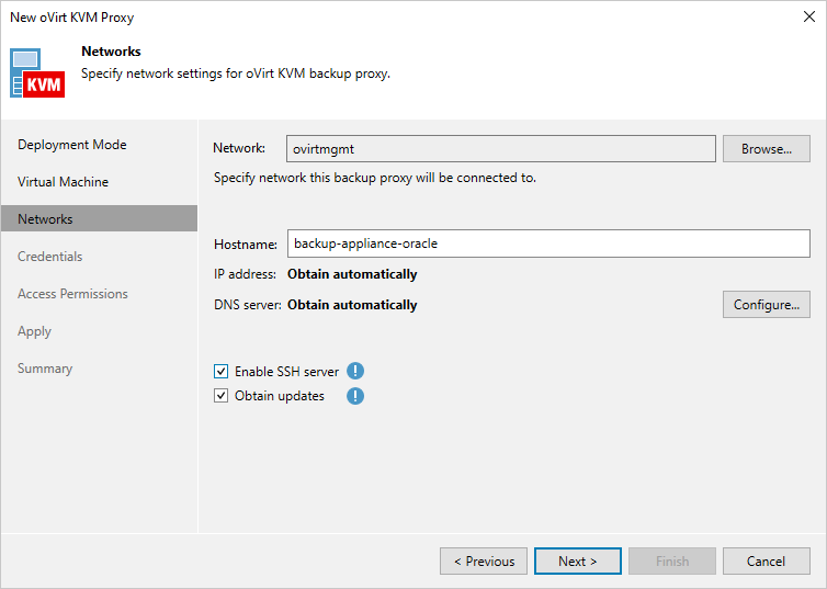 Step 4. Specify Network Settings