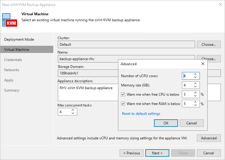 Step 3. Specify VM Configuration