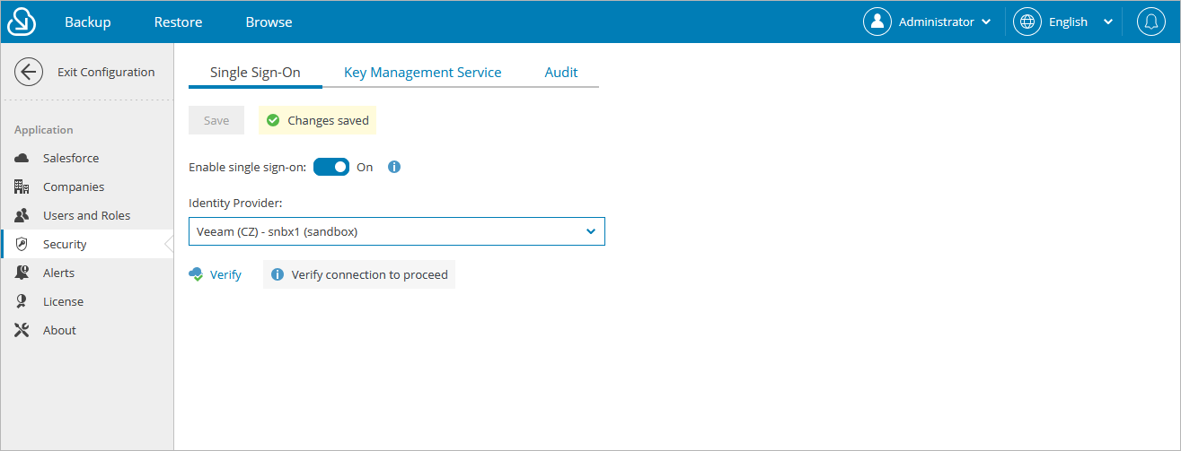 Configuring IdP and SSO