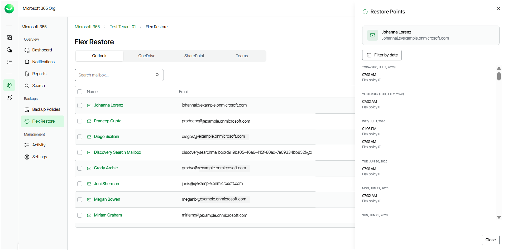 Restoring Outlook Mailboxes