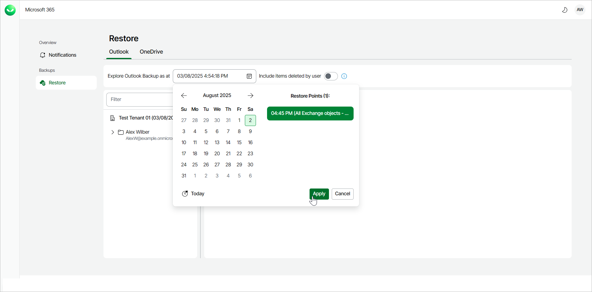 Restoring Outlook Data