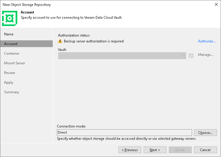 Using Veeam Data Cloud Vault with -Veeam Backup & Replication