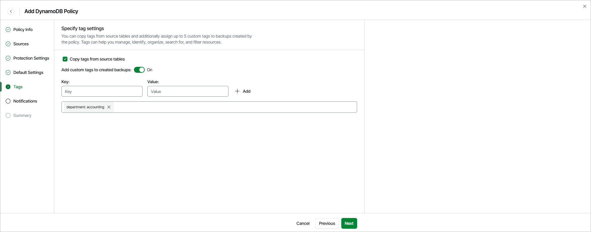 Enable AWS Tag Assignment