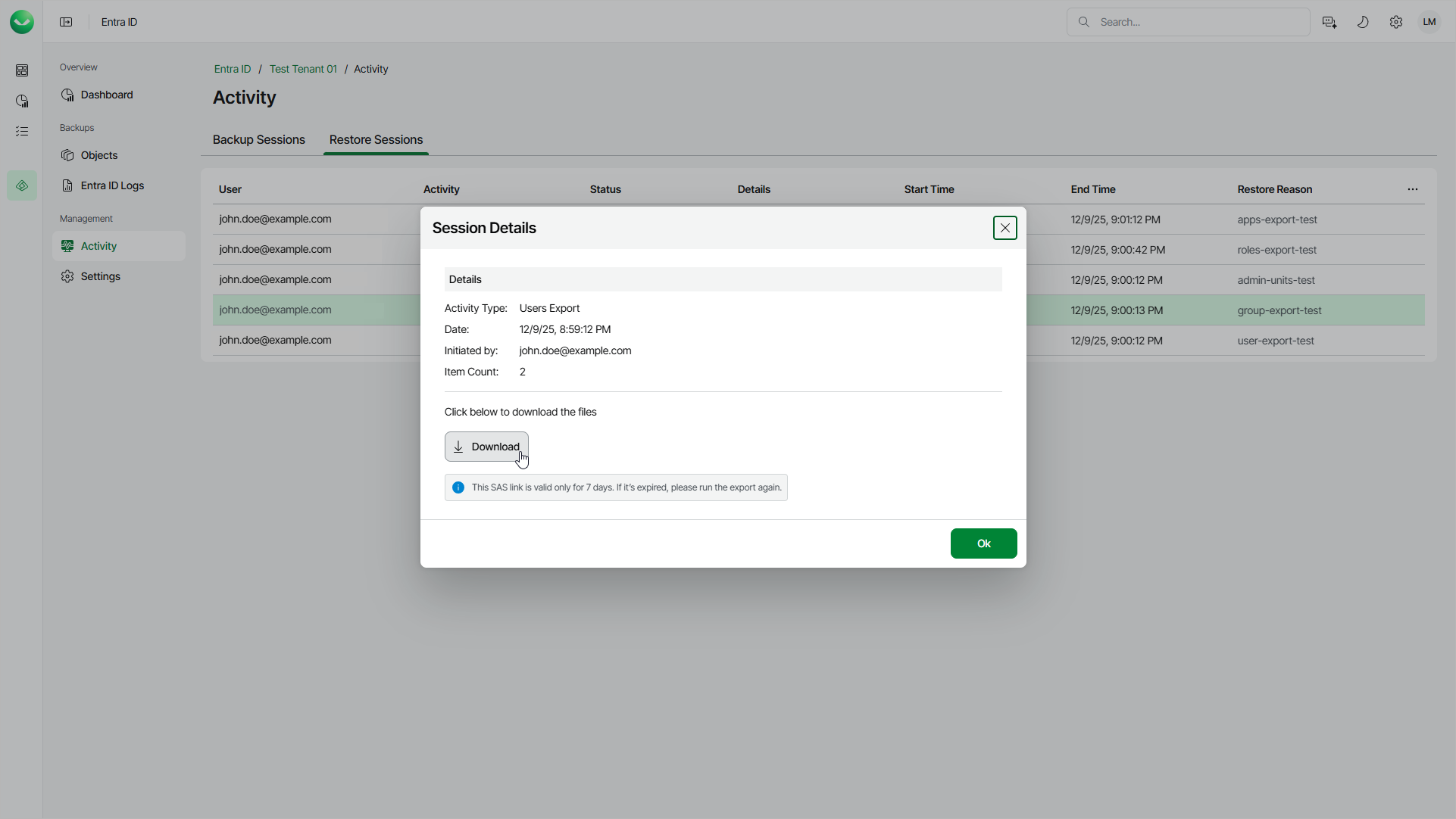 Finishing Work with Wizard