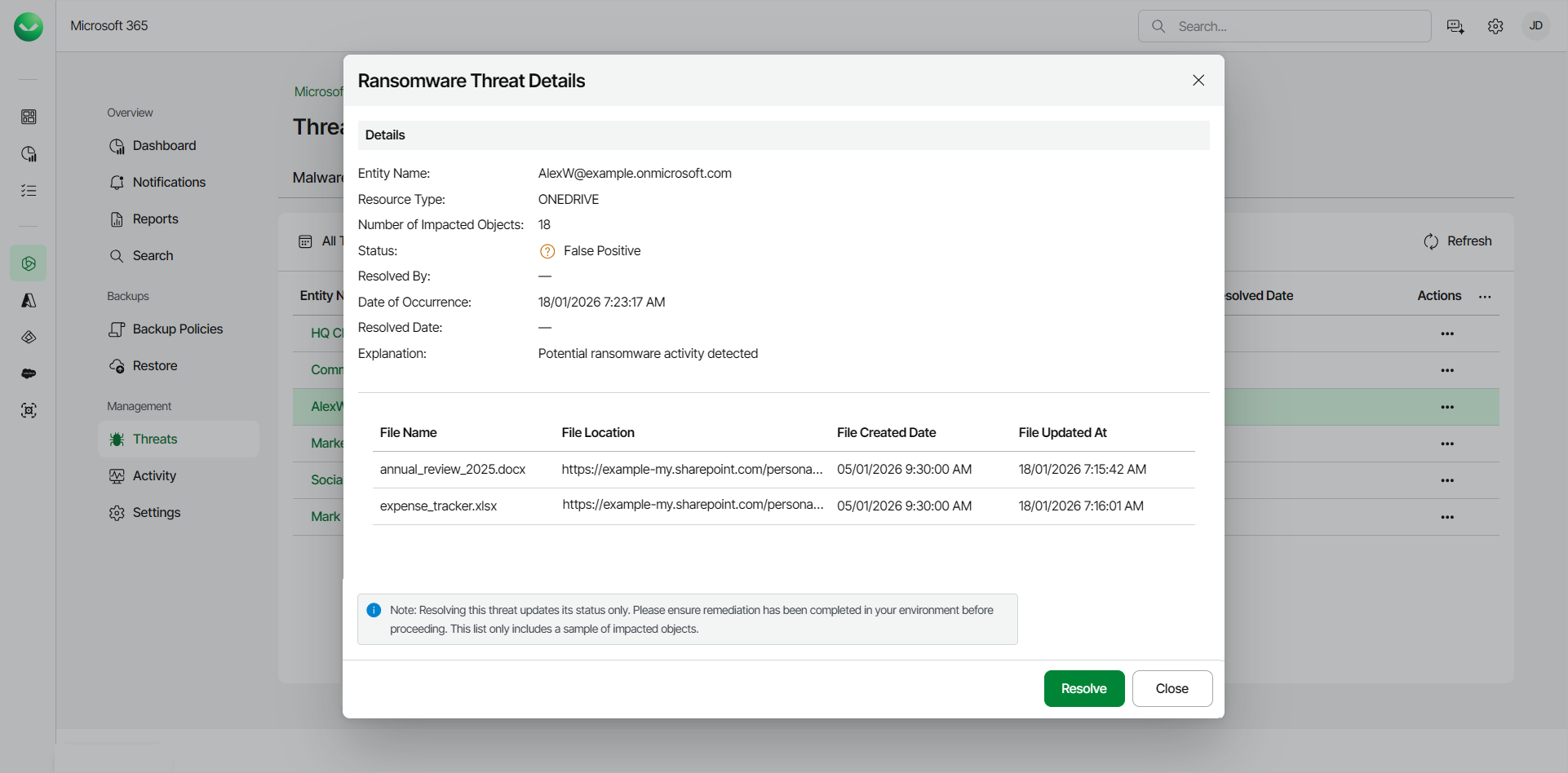 Viewing Ransomware Threats