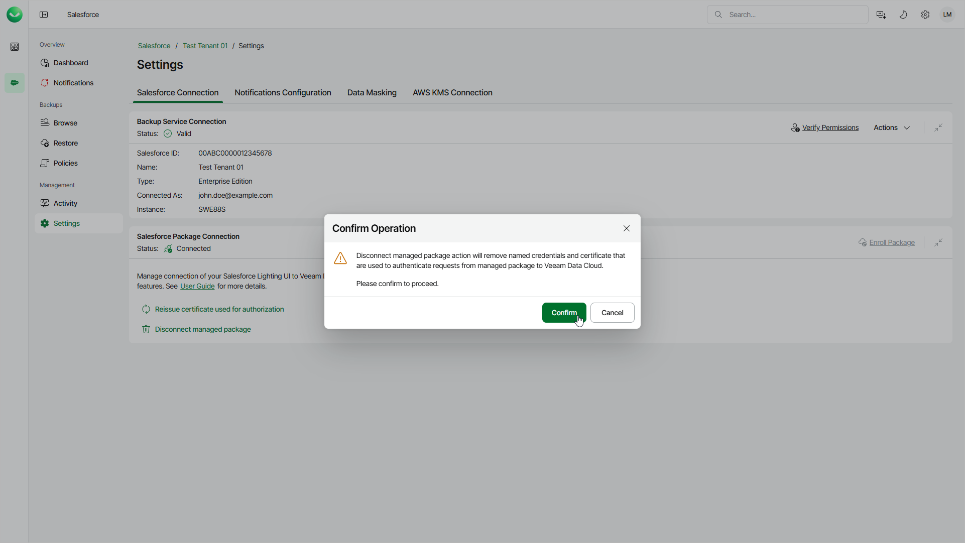Disconnecting Managed Package