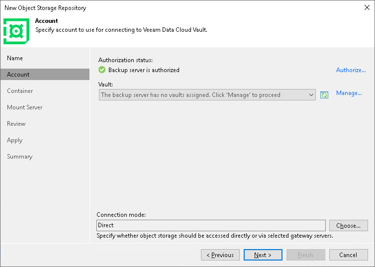 Using Veeam Data Cloud Vault with -Veeam Backup & Replication