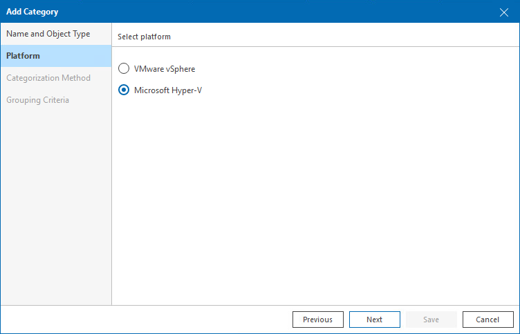 Categorization with Grouping Expressions