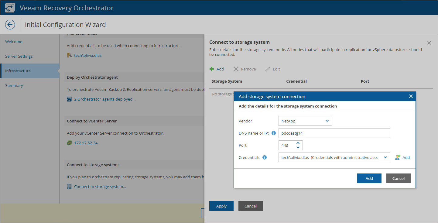 Configuring Orchestrator