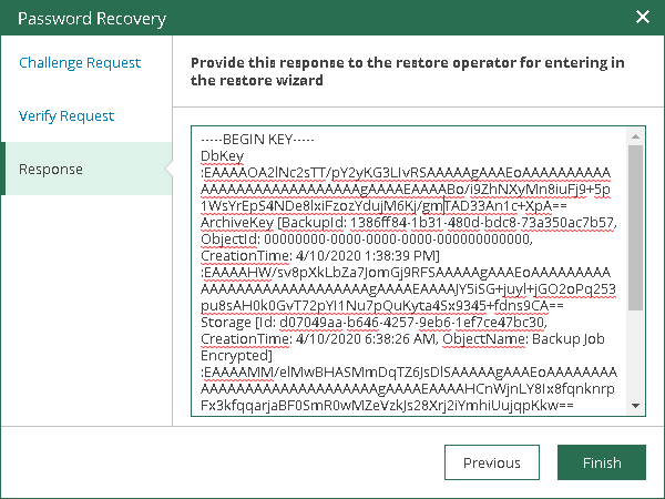 ステップ2：Veeam Backup Enterprise Managerでの処理要求