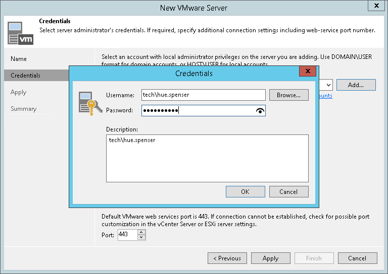 Step 2. Adding Virtual Infrastructure Servers