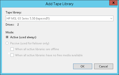 Step 3. Add Tapes to Media Pool