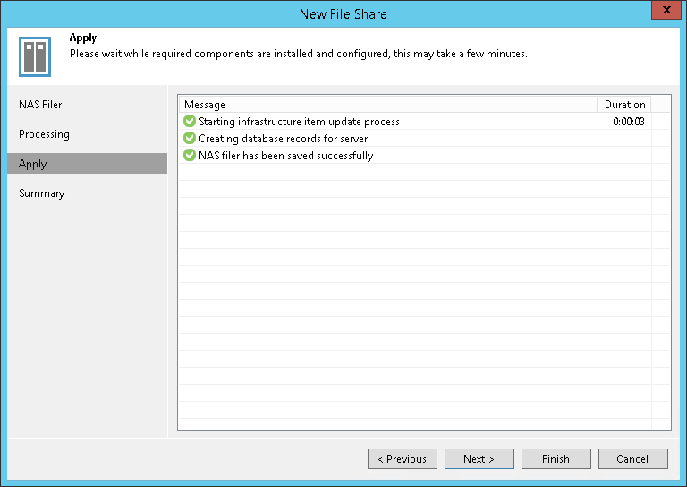 ステップ4：ファイル共有設定の適用