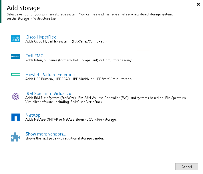 Step 1. Launch New Dell EMC Storage Wizard