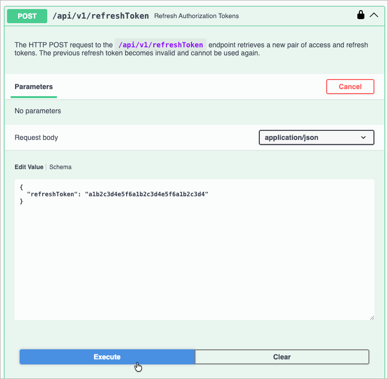 Using Refresh Token