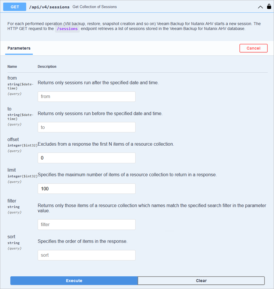 Sending Request