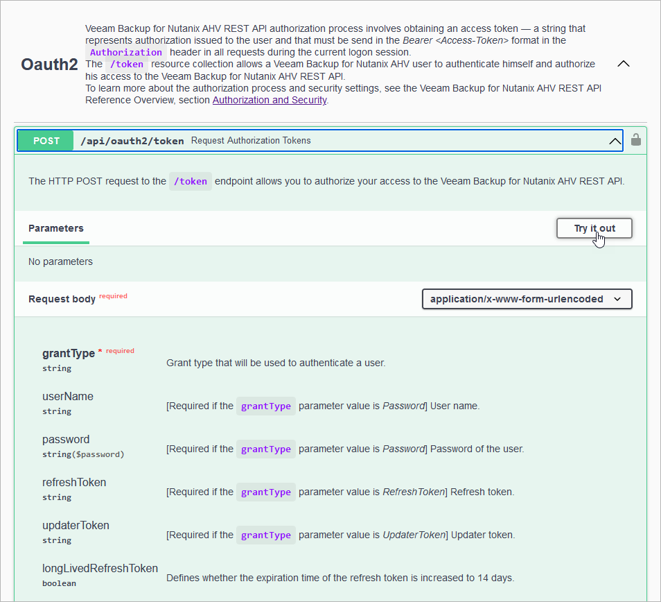 Getting Authorization Token