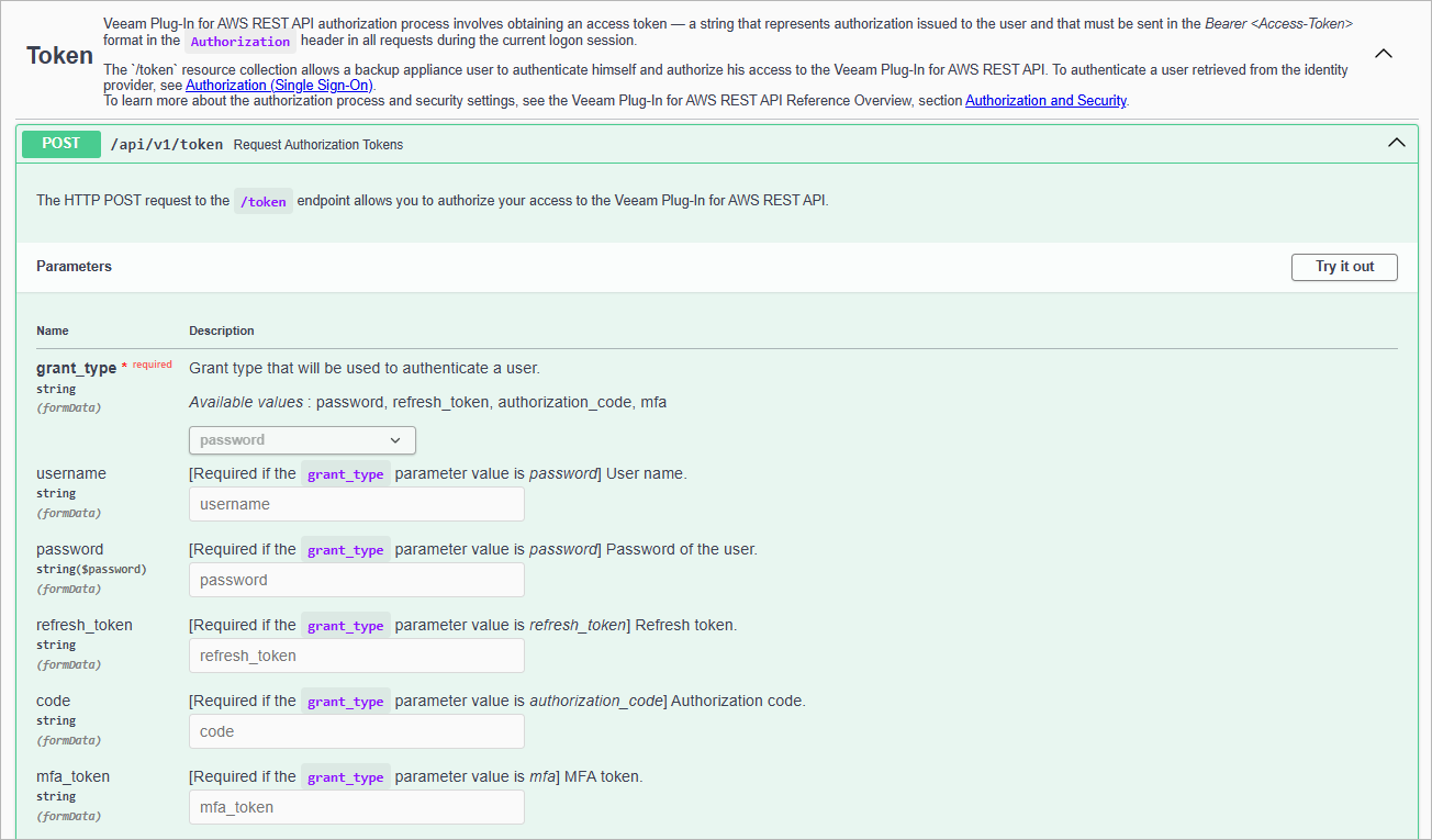 Getting Authorization Token