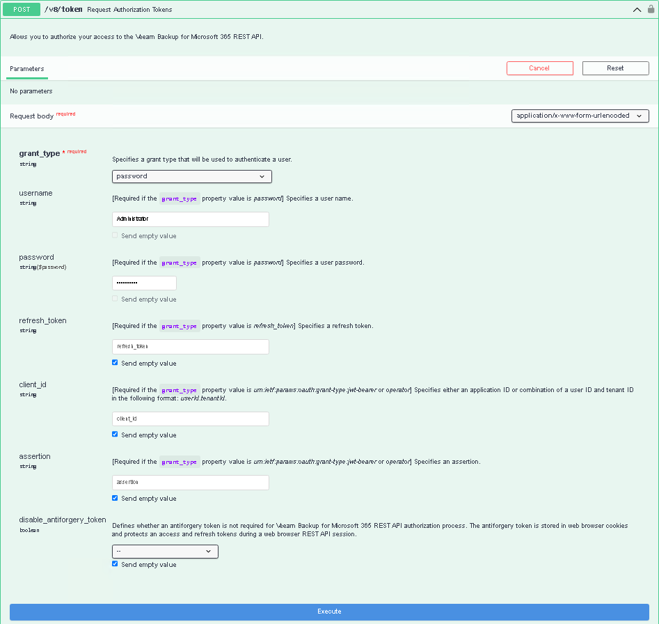 Obtaining Authorization Token
