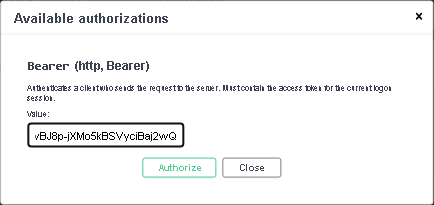 Authorizing Access in Swagger UI